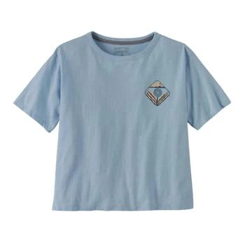 推荐Women's Dawn To Dusk Easy-Cut Responsibili-Tee In Chilled Blue商品