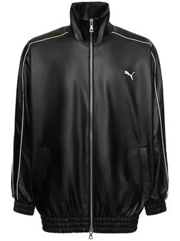Puma | T7 Faux Leather Track Jacket,商家LUISAVIAROMA,价格¥1438
