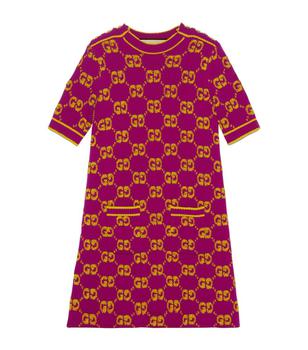 Gucci | Wool GG Mini Dress商品图片,独家减免邮费