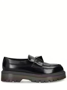 Valentino | 45mm One Stud Leather Loafers 
