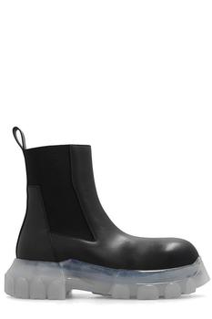 Rick Owens | Rick Owens Round-Toe Ankle Boots商品图片,4.6折起, 独家减免邮费