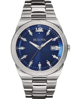 Bulova | Bulova Classic Blue Dial Stainless Steel Men's Watch 96B220商品图片,6.3折