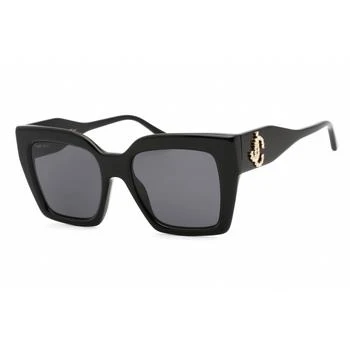 推荐Jimmy Choo Women's Sunglasses - Black Plastic Square Shape Frame | Eleni/G/S 807/IR商品