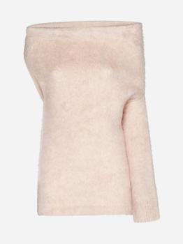 Max Mara | Aurora mohair-blend asymmetric sweater商品图片,5折×额外8折, 额外八折