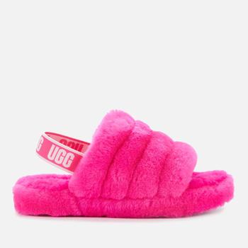 推荐UGG Kids' Fluff Yeah Slide Slippers - Rock Rose商品