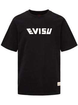 Evisu | Evisu Black Cotton T-shirt商品图片,8.5折