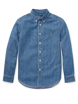 商品Ralph Lauren | Little Boy's & Boy's Chambray Shirt,商家Saks Fifth Avenue,价格¥365图片