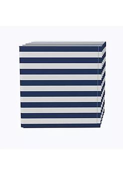 商品Napkin Set, 100% Polyester, Set of 4, 18x18", Small Stripes, Navy,商家Belk,价格¥220图片