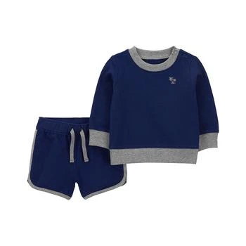 Carter's | Baby Boys Sweatshirt and Short, 2 Piece Set,商家Macy's,价格¥194