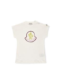 推荐Moncler Enfant Logo Printed Crewneck T-Shirt商品