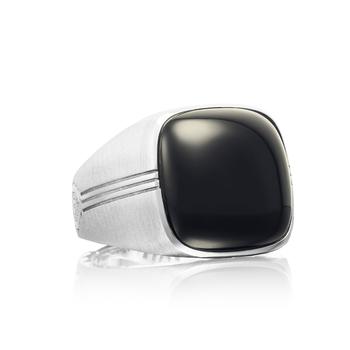 商品Tacori | Tacori Cushion Cabochon Ring featuring Black Onyx,商家Premium Outlets,价格¥3378图片