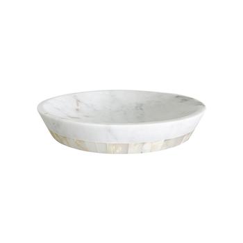 商品Anaya Home | White Marble Bowl with Mother of Pearl Inlay (Large),商家Macy's,价格¥2211图片