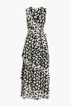 Diane von Furstenberg | Elisabetta wrap-effect floral-print crepe maxi dress,商家THE OUTNET US,价格¥896