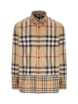 Burberry | Burberry Checked Long-Sleeved Shirt商品图片,6.1折