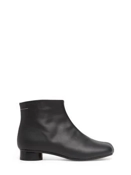MM6 | Tabi Leather Ankle Boots 额外7折, 额外七折