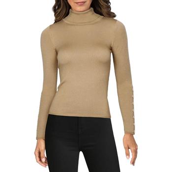 推荐BA & SH Womens Wool Blend Ribbed Turtleneck Sweater商品