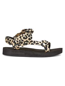 Loeffler Randall推荐, Loeffler Randall | Maisie Leopard-Print Sport Sandals商品图片 