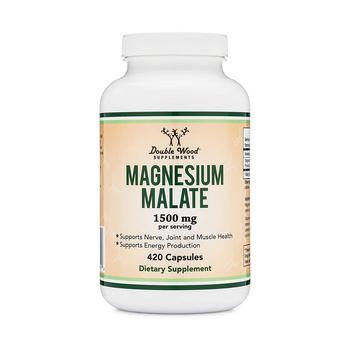 商品Double Wood Supplements | Magnesium Malate - 420 capsules, 1500 mg servings,商家Macy's,价格¥177图片