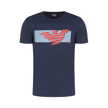 Emporio Armani | Emporio Armani 安普里奥 阿玛尼 男士蓝色印花短袖T恤 3HPT48-PJT3Z-1554商品图片,独家减免邮费