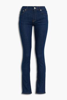 Ganni | High-rise slim-leg jeans商品图片,3折