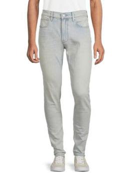 Hudson | Zack Distressed Skinny Jeans商品图片,3.9折起, 满$150享7.5折, 满折