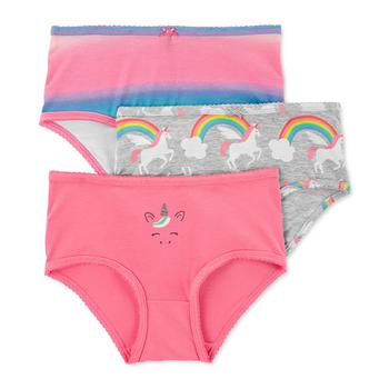 商品Carter's | Little Girls 3-Pack Rainbow Unicorn Underwear,商家Macy's,价格¥51图片