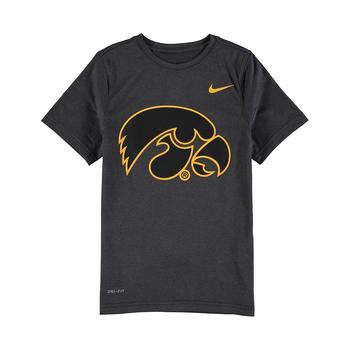 nike air force1旅行, NIKE | Youth Boys Anthracite Iowa Hawkeyes Legend Travel Performance T-shirt商品图片 