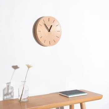 The Decent Living | Beech Wood Wall Clock - Line,商家Premium Outlets,价格¥681