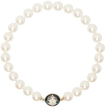 Vivienne Westwood | White Loelia Large Pearl Necklace 6.8折, 独家减免邮费