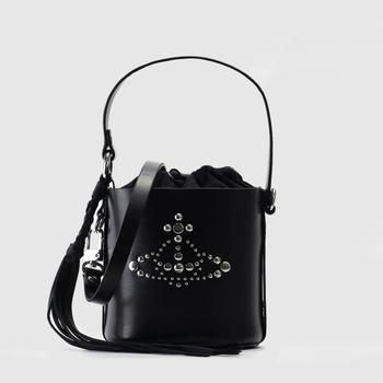 推荐Vivienne Westwood Womens Daisy Bucket Black Cross Body Bag商品