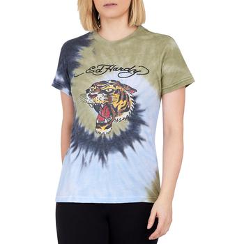 Ed Hardy Women's Cotton Printed Short Sleeve Graphic T-Shirt product img