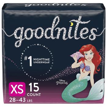 商品GoodNites | Girls' Nighttime Bedwetting Underwear XS,商家Walgreens,价格¥109图片