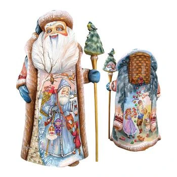 G.DeBrekht | Woodcarved Land of Sweets Santa Figurine,商家Macy's,价格¥19784