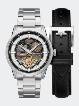 Thomas Earnshaw | Carlyle Sun Moon Open Heart Automatic Watch Charcoal商品图片,