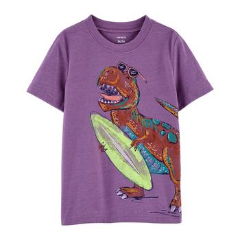 Carter's | Baby Boys Surf Dinosaur Jersey Tee商品图片,2.9折