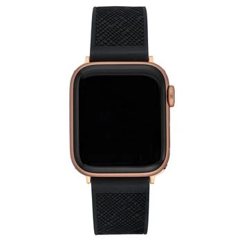 Anne Klein | Women's Black Textured Silicone Band Compatible with 42/44/45/Ultra/Ultra 2 Apple Watch,商家Macy's,价格¥337