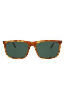 了解万宝龙眼镜, MontBlanc | 58mm Square Sunglasses商品图片 3.5折