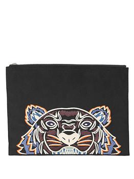 Kenzo | Kenzo Tiger Embroidered Zipped Pouch商品图片,5.2折
