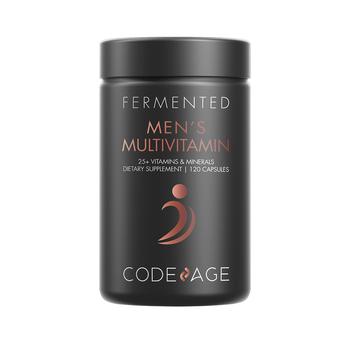 商品Codeage | Men's Fermented Multivitamin, 25+ Vitamins & Minerals, Probiotics, Digestive Enzymes, Daily Supplement - 120ct,商家Macy's,价格¥248图片