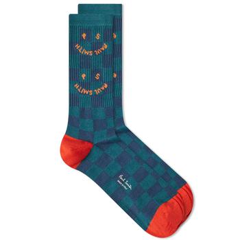 Paul Smith | Paul Smith Happy Checked Sock商品图片,独家减免邮费