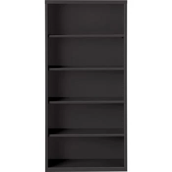 Lorell | Fortress Series Bookcase - 34.5" x 13" x 72" - 5 x Shelf(ves) - Black - Powder Coated - Steel - Recycled,商家Premium Outlets,价格¥4974