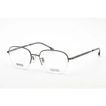 推荐Hugo Boss Unisex Eyeglasses - Dark Ruthenium Square Shape Frame | BOSS 1346/F 0KJ1 00商品