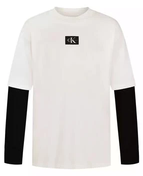 Calvin Klein | Boys 8-20 Long-Sleeve T-Shirt,商家Macy's,价格¥111