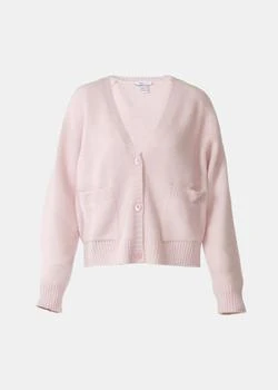 推荐Avant Toi Pink Carded V Neck Cardigan In Cashmere商品