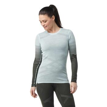 SmartWool | Smartwool Women's Intraknit Thermal Merino Base Layer Pattern Crew商品图片,7.4折×额外9.5折, 额外九五折