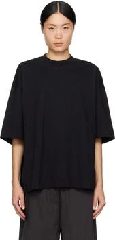 Fear of god | Black Dropped Shoulder T-Shirt 独家减免邮费