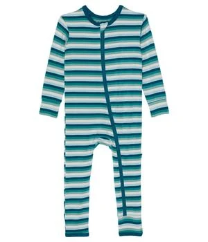 KicKee Pants | Print Footie with Zipper (Infant) 独家减免邮费