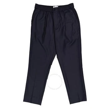 AMI | Men's Bleu Nuit Elasticated Waist Trousers,商家Jomashop,价格¥491