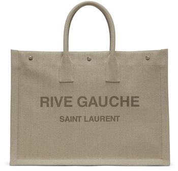 圣罗兰小粉条托特包, Yves Saint Laurent | 米色 Rive Gauche 托特包商品图片 