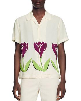 Sandro | Tulip Print Shirt商品图片,7折, 独家减免邮费